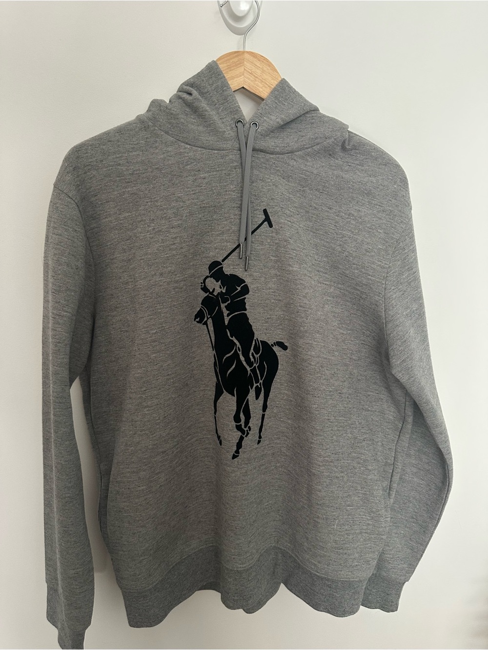 Men's Gray Ralph Lauren Graphic Hoodie